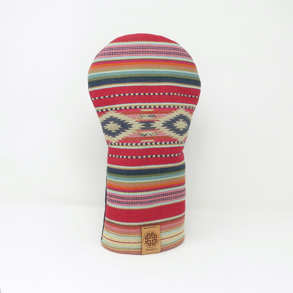Keyhole Driver Headcover, Red Sky & Denim
