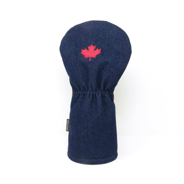 Keyhole Driver Headcover, Canada Maple Tartan & Denim