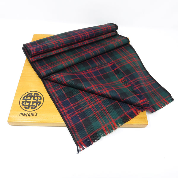 Unisex Wool Tartan Scarf