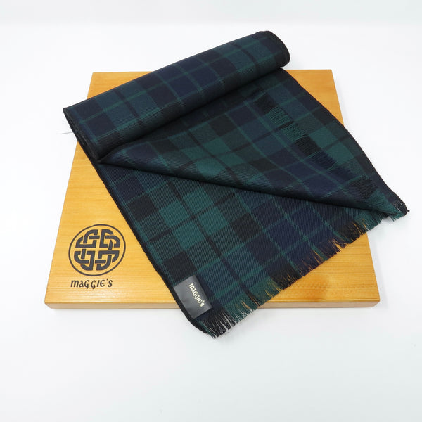 Unisex Wool Tartan Scarf