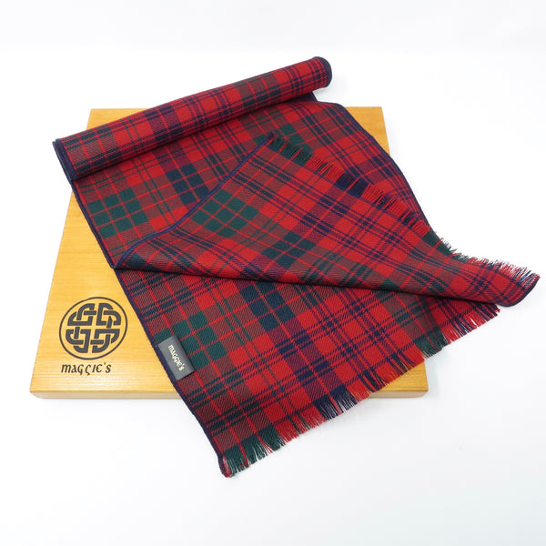 Unisex Wool Tartan Scarf