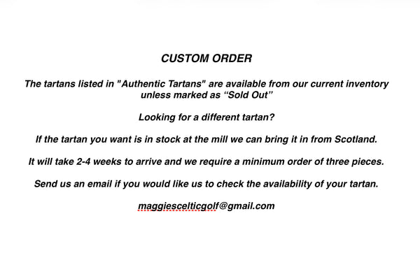 AUTHENTIC TARTANS - CUSTOM