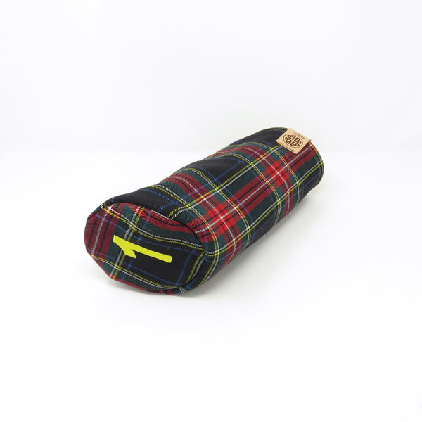 NEW Pipe Style Driver Headcover - Black Stewart Tartan