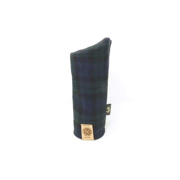 Black Watch Tartan Set - Fairway Wood, Hybrid & Putter Covers