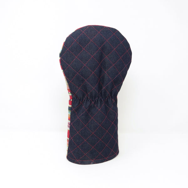 Keyhole Driver Headcover, Red Sky & Denim