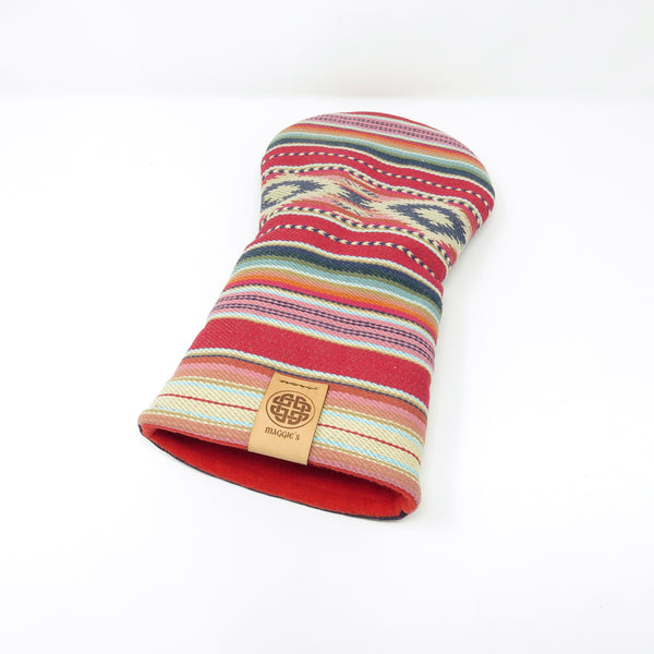 Keyhole Driver Headcover, Red Sky & Denim