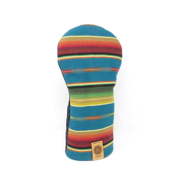 Keyhole Driver Headcover, Tribal & Denim