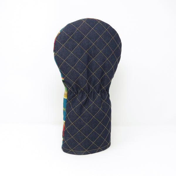 Keyhole Driver Headcover, Tribal & Denim