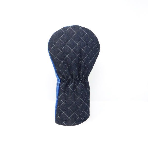 Driver Headcover, Skye Blue Tartan   Keyhole Style