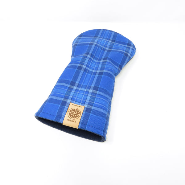 Driver Headcover, Skye Blue Tartan   Keyhole Style