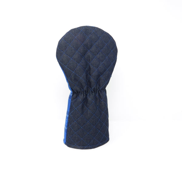 Driver Headcover, Skye Blue Tartan   Keyhole Style