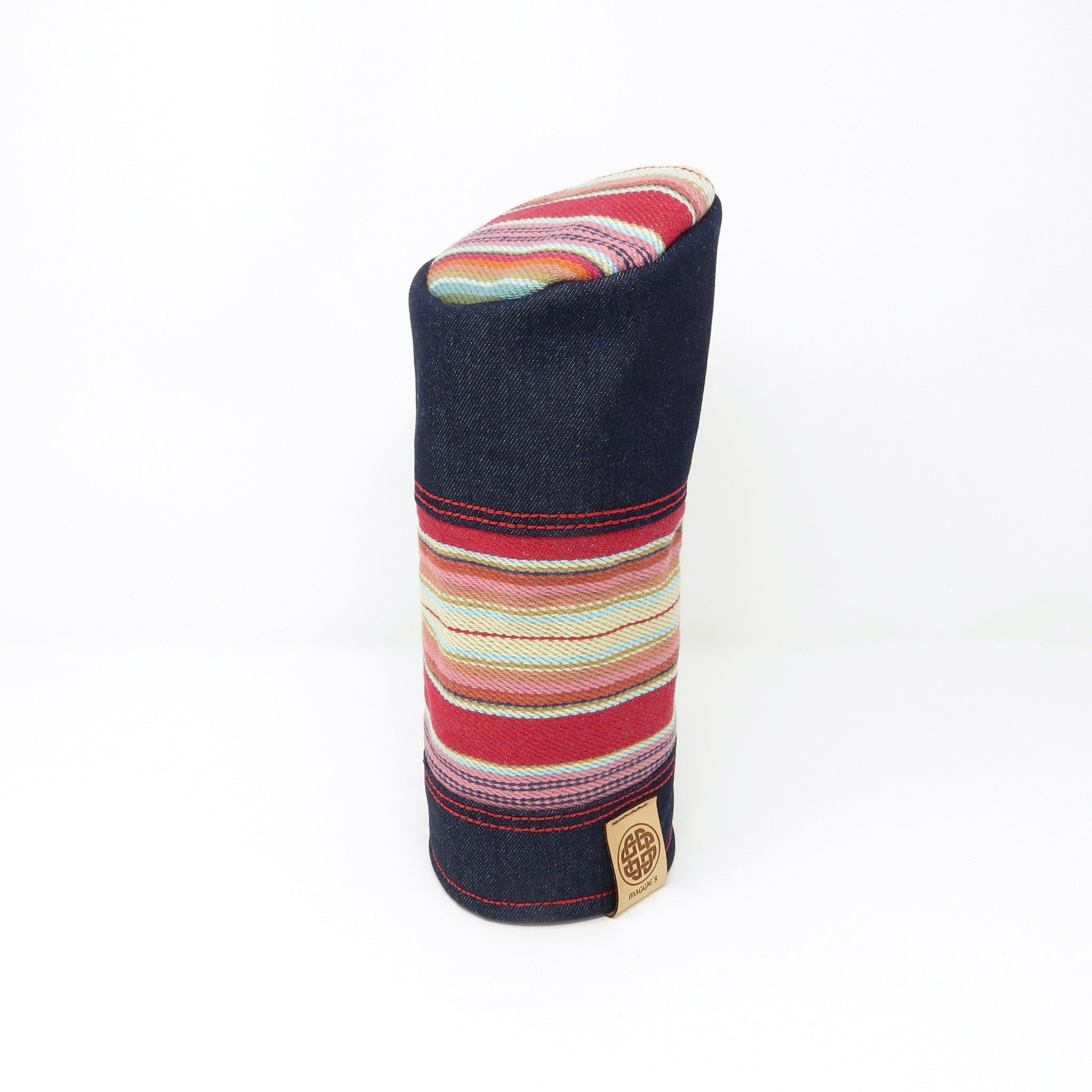 PIPE Style Driver Headcover, Red Sky & Denim