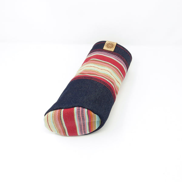 PIPE Style Driver Headcover, Red Sky & Denim