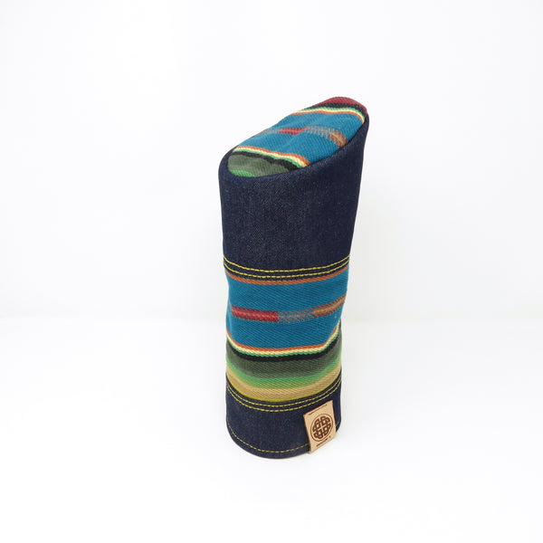 PIPE Style Driver Headcover, Tribal & Denim
