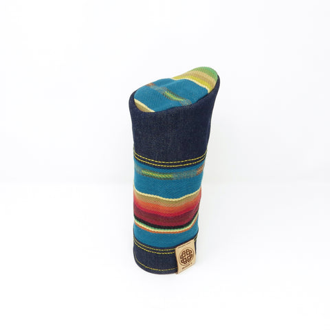 PIPE Style Fairway Wood Headcover, TRIBAL & Denim
