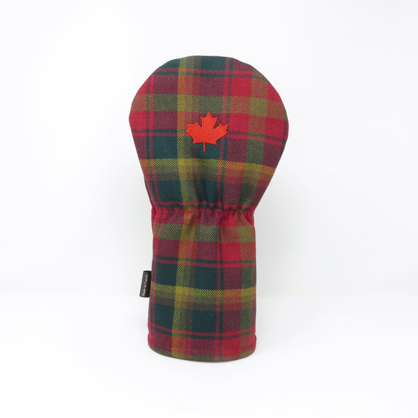 Keyhole Driver Headcover, Canada Maple Tartan