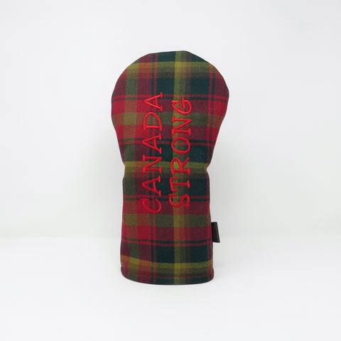 Keyhole Driver Headcover, Canada Maple Tartan