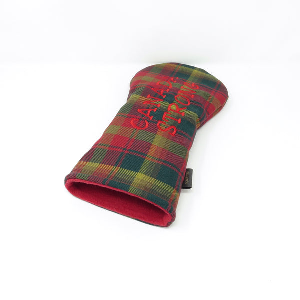 Keyhole Driver Headcover, Canada Maple Tartan