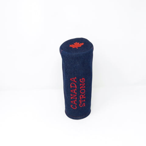 Pipe Style Fairway Wood Headcover - Canada Maple All Denim