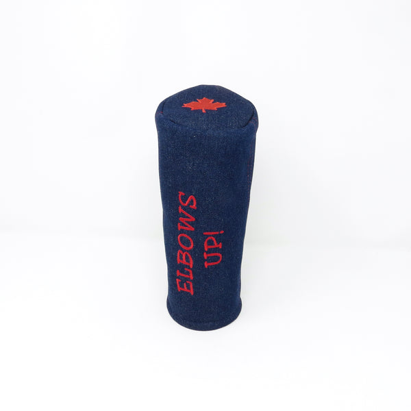 Pipe Style Fairway Wood Headcover - Canada Maple All Denim