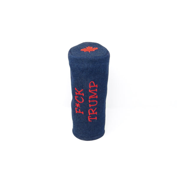 Pipe Style Fairway Wood Headcover - Canada Maple All Denim