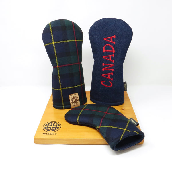 Keyhole Fairway Wood Headcover, MacLeod of Harris Tartan