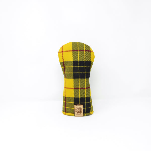 Keyhole Fairway Wood Headcover, MacLeod Tartan with Leather Back