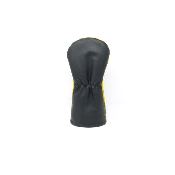 Keyhole Fairway Wood Headcover, MacLeod Tartan with Leather Back