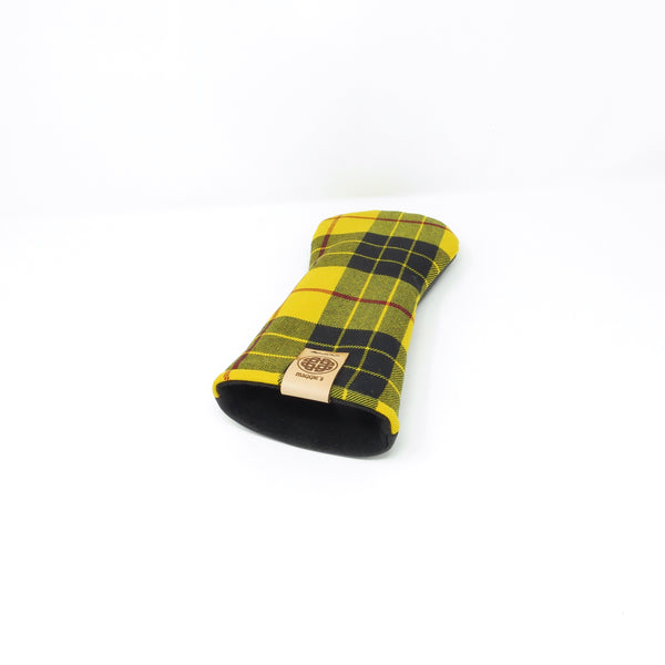 Keyhole Fairway Wood Headcover, MacLeod Tartan with Leather Back