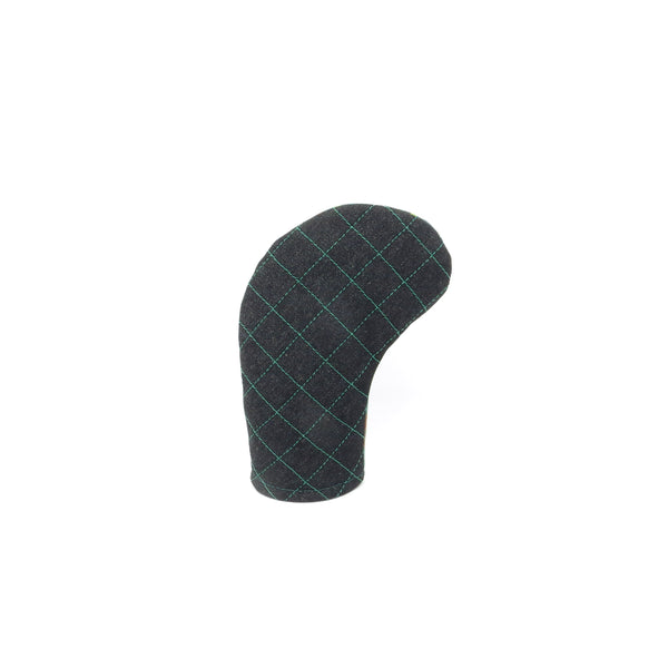 Hybrid Headcover - Bissett Denim Back with Green Top Stitching