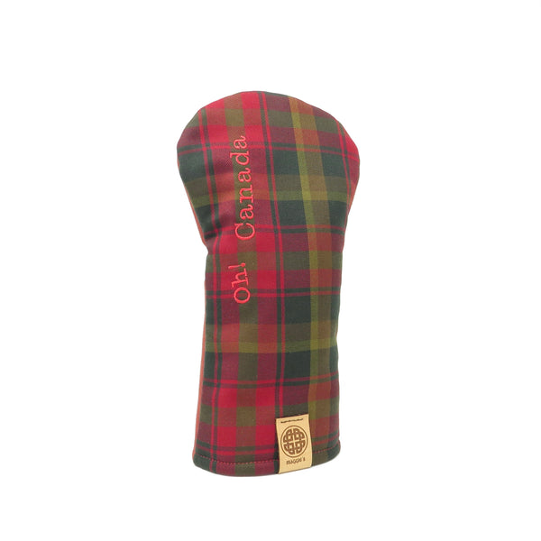 Keyhole Driver Headcover, Canada Maple Tartan