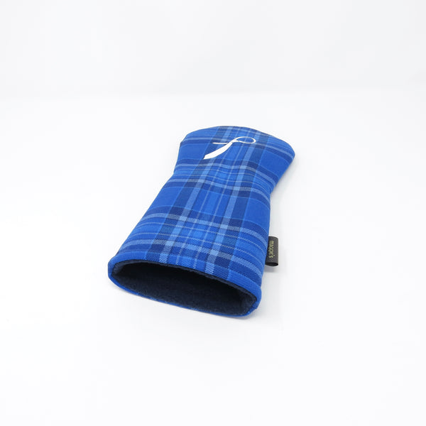 Fairway Wood Headcover, PLAID FOR DAD Tartan Keyhole Style